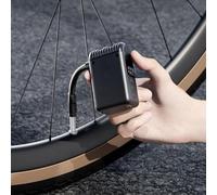 Gonfleur de pneu électrique compacte pour vélo, jauge de pression 100 psi, écran LCD, batterie rechargeable de 350 mAh, charge rapide en 30 minutes pour accessoires de cyclisme
