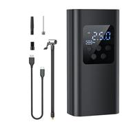 Gonfleur de pneu - Gonfleur de pneu de voiture | Compresseur d'air portable | Gonfleur de pneu électrique | Pompe à air intelligente | Gonfleur de pneu puissant avec affichage numérique précis, pompe