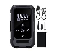 Gonfleur de pneu, pompe à air sans fil, compresseur à affichage numérique, 14 x 8,9 x 6,9 cm, rechargeable, sortie haute pression, pour camping, moto, voyage, usage domestique