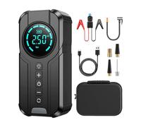 Gonfleur de pneu portable 60 W pompes portables pression précise écran LCD voiture vélo voiture batterie démarreur avec compresseur