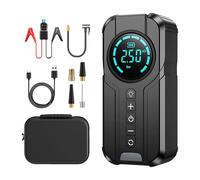 Gonfleur de pneu portable 60 W pompes portables pression précise écran LCD voiture vélo voiture batterie démarreur avec compresseur