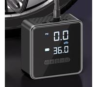 Gonfleur de pneu portable efficace, compresseur d'air 150 PSI avec lumière LED et deux options d'alimentation (C)