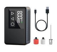 Gonfleur de pneu portable en métal léger avec cylindre haute pression pour vélo de montagne/vélo de route pompes à air avec jauge