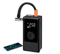 Gonfleur de pneu sans fil - Pompe de pneu électrique sans fil 35 W | Compresseur d'air avec manomètre | Compresseur d'air portable rechargeable avec entraînement direct | Multifonction pour