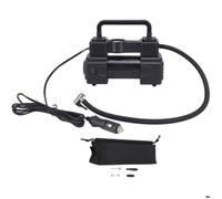 Gonfleur de pneus, compresseur d'air double cylindre robuste, avec lampe de travail LED, pour camion 12 V 120 psi