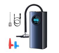 Gonfleur de pneus, compresseur d'air portable, gonfleur de pneus, pompe à air électrique pour pneus de voiture, pompe à air électrique avec pression précise, compresseur d'air rechargeable pour