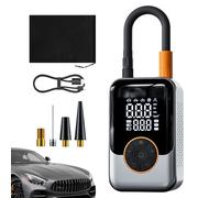 Gonfleur de Pneus de Voiture, Compresseur d'Air Électrique Portatif avec Écran LCD, Accessoire Auto Haute Pression Batterie Externe pour Véhicule et Voyage