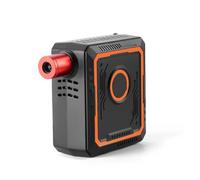 Gonfleur de pneus Electric Air Inflator Mini Multifunction Recharge Air Pump for Bike Motorbike Airbed Portable Bicycle Tire Electric Pump Pompe à air Double Usage(Orange)