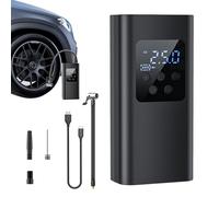 Gonfleur de pneus, Gonfleur de pneu portable de voiture, Pompe à air automatique portable, Puissant gonfleur de pneu avec affichage numérique précis, pompe à air de voiture, mot