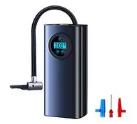 Gonfleur de pneus sans fil avec écran LCD et 3 embouts adaptateurs pour pneus de voiture, vélos et objets gonflables