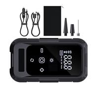 Gonfleur de pneus sans fil - Pompe électrique rechargeable avec écran numérique pour camping, conduite longue distance, entretien de la moto, voyage, voiture, déplacements quotidiens