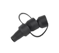 Gonfleur de Pompe à Air électrique Portable avec 3 Buses, Léger et Compact, pour Gonflables, Matelas, Radeau, Lit, Bateau - DC 12 V (Black)