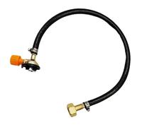 Gonfleur de pompe à air long pour cartouches extérieures - Valve intégrée allemande/européenne Pratique à transporter, raccord de remplissage de réservoir, peut être utilisé pour la randonnée, le