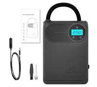 Gonfleur de pression des pneus | Affichage numérique Outil de gonflage de véhicule filaire - Pompe à air pour automobiles | Pour motos ballons vélo basketball