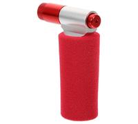 Gonfleur de Vélo Co2 Portable en Aluminium pour Pneu de Vélo | Mini Pompe Électrique Vélo, Mini Gonfleur Rouge, Usage Route et Cyclisme, Format Compact