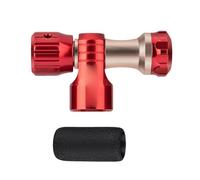 Gonfleur de vélo de montagne Co2 - le bouton contrôle la sortie de l'air, les têtes de gonflage pour pneus de vélo | Adaptateur de valve à connexion rapide en alliage d'aluminium