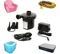 Gonfleur / dégonfleur électrique - TERA - 220V et 12V - Excellente capacité d'énergie - Noir - Mixte