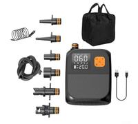 Gonfleur électrique portable de 25 psi, sans fil, rechargeable pour pompe Kayak, avec manomètre numérique, pompe à air sans fil à haut volume 100 l/min pour planche de radeau de canoë