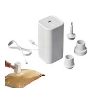 Gonfleur électrique portable rechargeable avec 3 nozzles | Transport grâce à sa structure légère, facile à transporter et à utiliser quand vous êtes en camping, randonnée ou piscine G