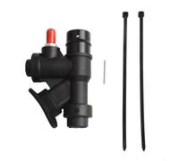 Gonfleur orale de type K pour plongée sous-marine pour BCD, valve d'air en nylon à 45 degrés avec barre en épingle à cheveux, compatible avec tuyau flexible standard de 2,5 cm, accessoire régulateur