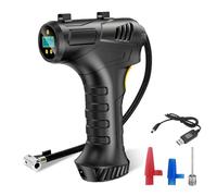 Gonfleur Pneus Voiture Sans Fil, ProChosen 12V 150PSI 6000mAh Gonfleur Pneus Voiture, Compresseur à Air Portatif Compresseur Voiture Gonfleur Electrique Mini Compresseur avec Lumière LED et 4 Buses
