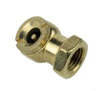 Gonfleur Portable Laiton Massif Résistant Gonfleur Portable | Laiton massif , double tête universelle, compatible auto pour moto vélo, résistance supérieure