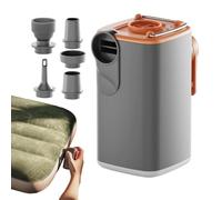 Gonfleur Portable Pompe USB Rechargeable Portable avec 5 Buses | Mini pompe à air électrique pour bouée de natation, flotteurs de piscine, matelas pneumatique, cour, camping