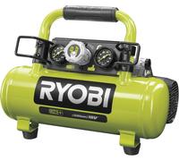 Gonfleur Sans Fil 18v One+ R18pi-0 ¿ Pression Jusqu¿À 10,3 Bars, Compact, Embouts Inclus ¿ Gonflage Rapide Pneus, Ballons, Matelas ¿ Batterie Non Incluse