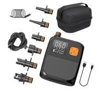 Gonfleur Sans Fil - 8000 mAh Compresseur à Air Portatif - Éclairage gonflable 2 en 1 - Écran LCD - Gonfleur de pompe SUP