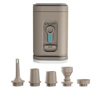 Gonfleur sans fil, pompe à air électrique, compresseur d'air portable rechargeable de type C avec lumière de camping pour matelas, canapés, anneaux de natation, sacs sous vide, 200 L/min, 1200 mAh, 1