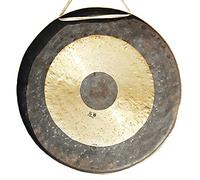 Gong Chinois Apaisant, Sélectionné À La Main For La Guérison Par Le Son, La Méditation, Le Yoga, Gong Avec Traditionnel, Comprend Un Maillet De Gong Et Une Corde De Suspension(18inch)
