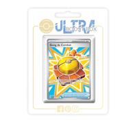 Gong de Combat 168/132 Dresseur Full Art Secrète - Myboost X Méga-Évolution 1 - Coffret de 10 Cartes Pokémon Françaises