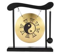 Gong de méditation Instruments de percussion - Gong zen, cloche symbole Taiji | Fengg Shuui Yin Yangs Gong, mini gong de bureau japonais, gong d'harmonie de relaxation, gonng décoratif spirituel pour