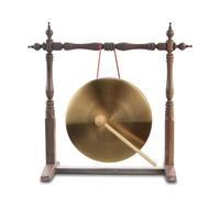Gong de percussion - Soucoupe rythmique en laiton de 10 cm, décoration musicale compacte | Accessoire d'apprentissage pour pendant les séances de méditation avec support suspendu, pickguard en