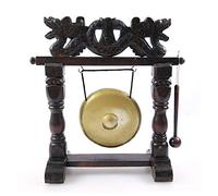 Gong de table chinois décor dragon. Fabrication artisanale.