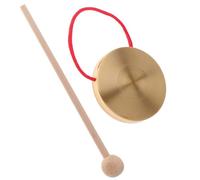 Gong en laiton de 10,2 cm avec panier et plafond suspendu, vigne chinois | suspendu, chau gonger avec profondeur, percussion pour, bureau, méditation, décoration