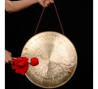 gong, Gong à vent de 40 cm - Comprend un gong rembourré, maillet et cordon/chinois authentique
