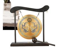 Gong zen - Carillon de dragon, cloche Taiji | Instrument de méditation de bureau de style antique, pièce de décoration d' orientale, son de relaxation de pleine conscience, rituels d'équilibre