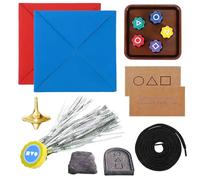 Gonggi Jack Stone Pebbles Set, Jeu Traditionnel Coréen Set, Gonggi Korean Game, Jeu Gonggi, Jebi Chagi, Biseokchigi, Paeng-Y, Ddakji, Gonggi Jack Stone, Jeu Folklorique Coréen, pour Tous Les Âges (A)
