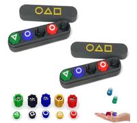 Gonggi Jeu coréen Traditionnel, Gonggi Jack Stone Pebbles Set, Gonggi Korean Game, Jeu Traditionnel Coréen Set, comme Jebi Chagi, Gong-gi et DDAKJI Squid Jack pour Enfants, activité familiale (D)