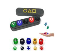 Gonggi Jeu coréen Traditionnel, Gonggi Jack Stone Pebbles Set, Gonggi Korean Game, Jeu Traditionnel Coréen Set, comme Jebi Chagi, Gong-gi et DDAKJI Squid Jack pour Enfants, activité familiale (C)