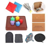 Gonggi Korean Game,6 Jeux DifféRents,Gonggi Jack Stone Pebbles Set,Jeu Traditionnel CoréEn Set,Korean Folk Game Set,IdéAl pour La Coordination œIl-Main Et Le Plaisir,Les Voyages