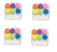 Gonggi Lot de 4 jeux coréens traditionnels Gonggi, jeu coréen, jeu classique Jacks, avec valise, jeu de coordination, main et yeux