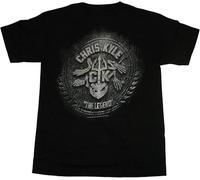 GONGGSHI Chris Kyle Frog American Sniper The Legend Stone and Steel Mens T Shirt