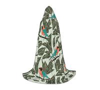 Gongjuy Costumes de cosplay de plantes tropicales pour enfants, sorcières et vampires, capes à capuche pour les festivals d'enfants