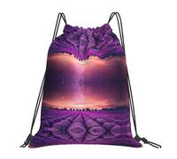Gongjuy Lavender Fields Sac de sport en corde pour le dessin, le voyage, la plage, convient pour la natation, le fitness, le ravel, le shopping, les vacances, blanc, taille unique