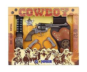 Gonher - 235/0 - Jouer kit - Cowboy - 12-Coup - Noir