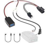 Gonifeto Adaptateur de cordon d'alimentation pour détecteur de radar, (3 broches de type B) compatible avec Ford Ranger 2019 +, Escape et plus avec rétroviseur à gradation automatique, câble de charge
