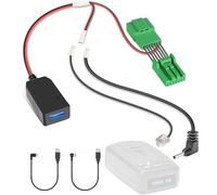 Gonifeto Adaptateur de cordon d'alimentation pour détecteur de radar (7 broches de type A) compatible avec Honda CRV, Civic, Accord, Acura avec rétroviseur à gradation automatique, câble de charge
