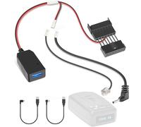 Gonifeto Adaptateur de cordon d'alimentation pour détecteur de radar (7 broches de type B) compatible avec Toyota, Ford, Subaru, Honda, Nissan, Lexus, Infiniti avec miroir économique, se connecte au